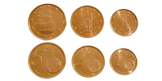 San Marino Zestaw menniczy 1,2,5 centów 2006