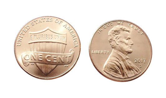 USA 1 cent A. Lincoln E Pluribus Unum 2017