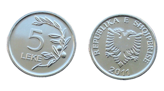 Albania 5 leke 2011