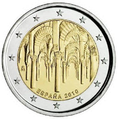 2 euro Hiszpania Kordoba UNESCO 2010