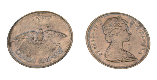 Kanada 1 c 1867-1967 Ptak