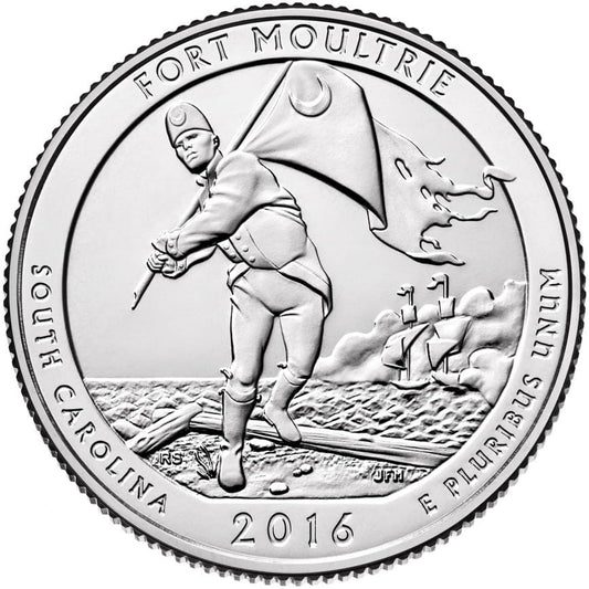 USA 25 c Park narodowy Fort Moultrie  2016 nr 35