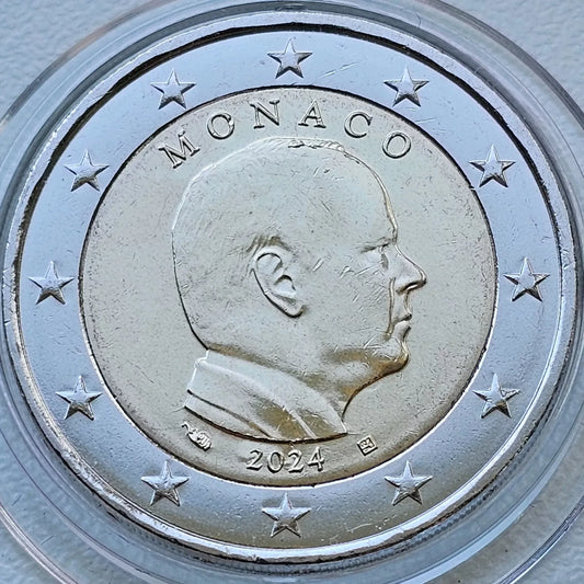 2 euro Monako Albert II 2024