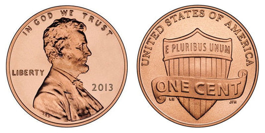 USA 1 cent E Pluribus Unum 2013