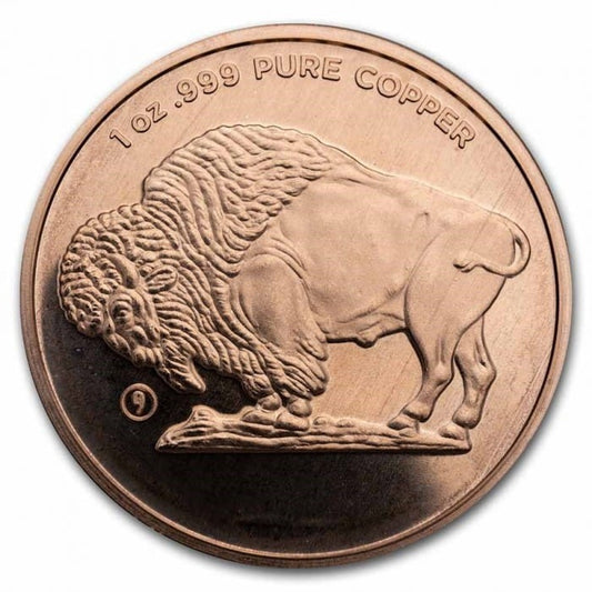 USA Buffalo round 1 oz Cu.999